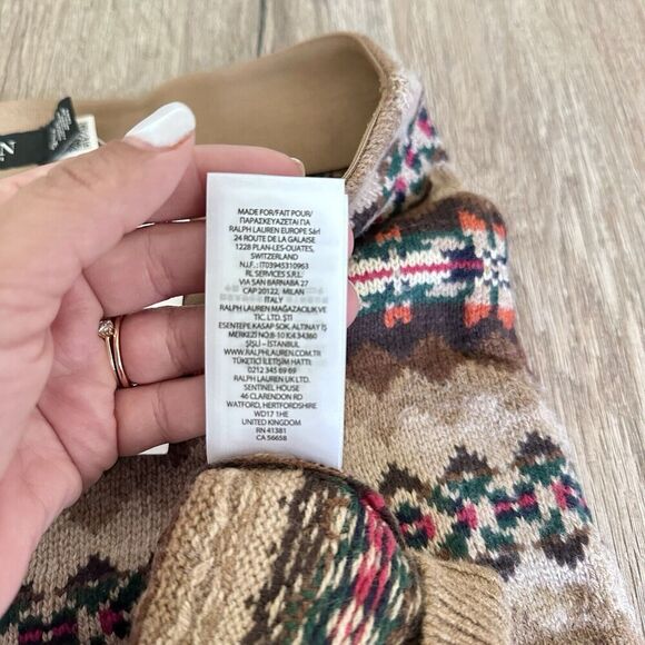 NWT Ralph Lauren Women’s Fair Isle Wool Blend Knit Pencil Skirt Size Small $245 - Picture 8 of 11